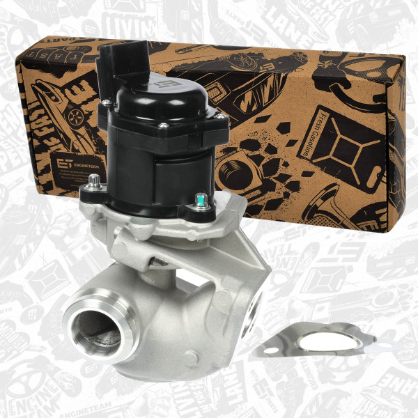 ED0197, EGR-ventil, Ventil AGR/EGR 1,4 HDi/TDCi, ET ENGINETEAM, Citroen Ford Peugeot Toyota Mazda C1 C3 Nemo Fiesta Fusion Bipper Tepee 206 1007 Aygo 1,4 Hdi/TDCi 8HS (DV4TED) 2004+, 1333611, 161846, SU001-00730, Y425-20-300, 1363591, 1618N8, SU001-00884, 1479845, 1618PF, 2S6Q-9D475-BA, 9673258680, 1682736, 2S6Q-9D475-BB, 2S6Q-9D475-BC, 2S6Q-9D475-BD, 7.24809.76.0