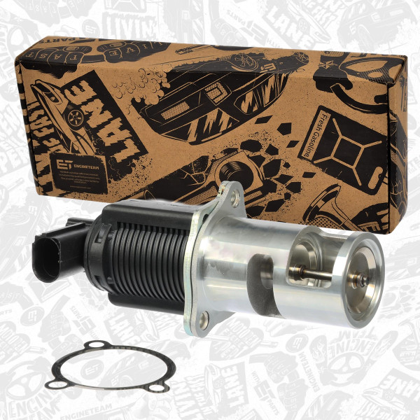 ED0198, EGR-ventil, Ventil AGR/EGR 1,5 dCi/DDiS, ET ENGINETEAM, Dacia Nissan Renault Suzuki Logan Sandero Micra Kubistar Thalia Scenic Megane Kangoo Clio Jimmy K9K 704 1,5 dCi/DDiS 2003+, 8200004883, 8200130609, 8200164563, 8200247250, 8200469586, 8200488774, 8200656008, 7.22818.58.0