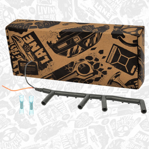 ED0208, Kabelreparasjonssett, glødeplugg, Opravná sada kabelu, žhavící svíčka 1,9 TDI, ET ENGINETEAM, Audi Seat Skoda VW A3 Toledo Cordoba Inca Ibiza Alhambra Octavia Vento Sharan Passat Golf Bora AHU 1,9 TDI 1999+, 028971766