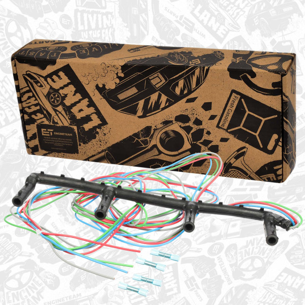 ED0210, Kabelreparasjonssett, glødeplugg, Opravná sada kabelu, žhavící svíčka 1,9/2,0 TDI, ET ENGINETEAM, Audi Seat Skoda VW A3 A3 Sportback Ibiza Alhambra Ateca Altea Fabia Superb Roomster Polo Passat Golf New Beetle Caddy AUY BVK 1,9 / 2,0 TDI 2005+, 038971782C