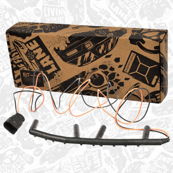 ED0211, Kabelreparasjonssett, glødeplugg, Opravná sada kabelu, žhavící svíčka 1,6/1,9 TDI, ET ENGINETEAM, Seat Skoda VW Cordoba Ibiza Rapid Fabia Polo CAYC CLNA 1,6/1,9 TDI/SDI 1999+, 6Q0971220