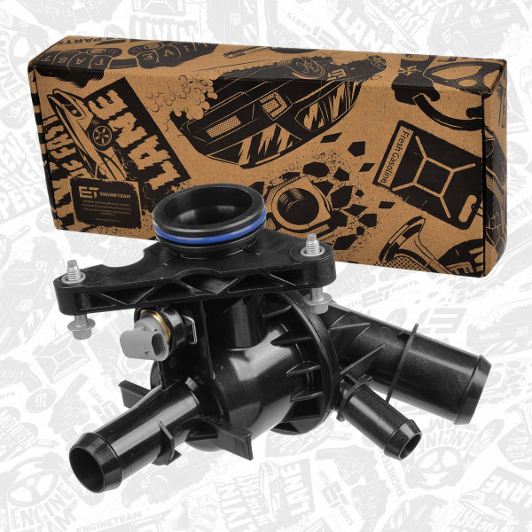 ED0225, Termostat, kjølemiddel, Termostat 2,0 EcoBlue TDCi, ET ENGINETEAM, Ford Tourneo Custom Transit 2,0 EcoBlue/TDCi 2019+, 2037317, 2347347, GK2Q-9K478-CA, GK2Q9K478CA, KK2Q-9K478-BA, KK2Q9K478BA, 2289356, 2011931