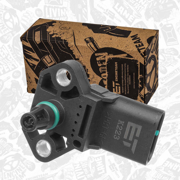 ED0228, Sensor, sugerørtrykk, Senzor tlaku sacího potrubí 1,4/2,0 TSi/Tdi, ET ENGINETEAM, Audi Porsche VW Ford Jeep Dodge Mitsubishi Skoda A1 A3 A4 Journey Galaxy Compass Outlander Panamera Cayenne Yeti Superb Octavia Fabia Golf Arteon Golf Passat Tiguan Polo CDYA CJCB AZV 1,4/2,0 Tsi/Tdi 2007+, 03G906051E, 1209552, 5149001AA, 95560618010, 03G906051M, 3M21-9E928-AA, K05149001AA, 03G906051F, 038906051C, 04E906051, MN191138