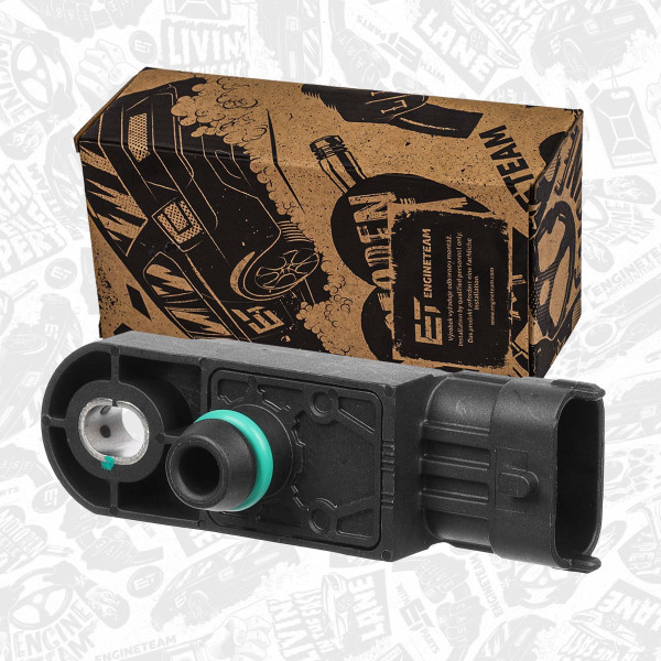 ED0229, Sensor, sugerørtrykk, Senzor tlaku sacího potrubí 2,0/2,3 dCi, ET ENGINETEAM, Renault Espace Koleos Laguna Master Megane Trafic F9Q 870 2,0/ 2,3 dCi 2006+, 18590-80KA1-000, 22365-5X20A, 7701062395, 8200292433, 8200685363