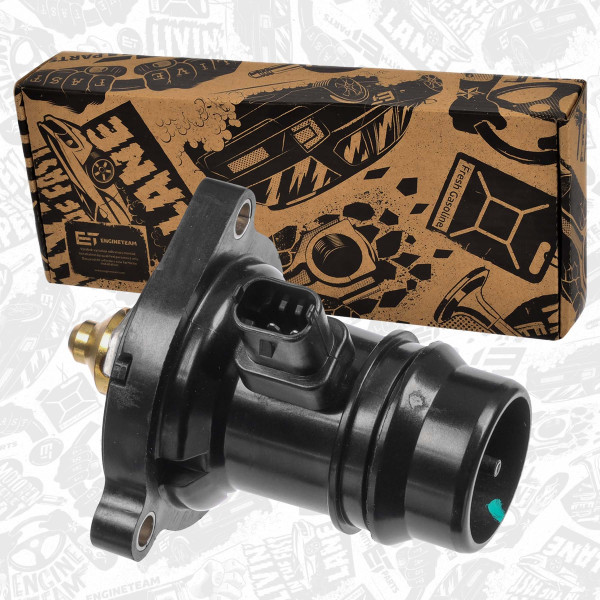 ED0235, Termostat, kjølemiddel, Termostat, chladivo 1,2/1,4, ET ENGINETEAM, Opel Vauxhall Chevrolet Aveo Cruze Meriva Corsa Astra Adam 1,2/1,4 A 12 XER 2012+, 055593033, 25200454, 1338029, 55576890, 55579011, 55593033, 055561629, 01338261, 55593035, 1338261, 1338379, 01338379, 01338029, 55561629