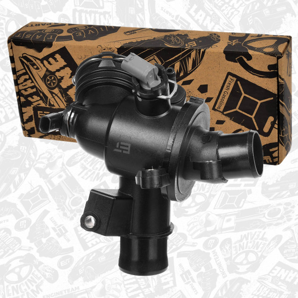 ED0243, Termostat, kjølemiddel, Termostat 180 CDI, ET ENGINETEAM, Mercedes-benz C-Class CLS E-Class GLE CLK-Class M-Class SLC Sprinter V-Class Vito C 180 CDI 2012+, 6512000615, 6512001500, 6512001715, A6512002800, 6512002800, A6512001215, A6512001500, 6512001215, A6512000615, A6512001715, 651000000000