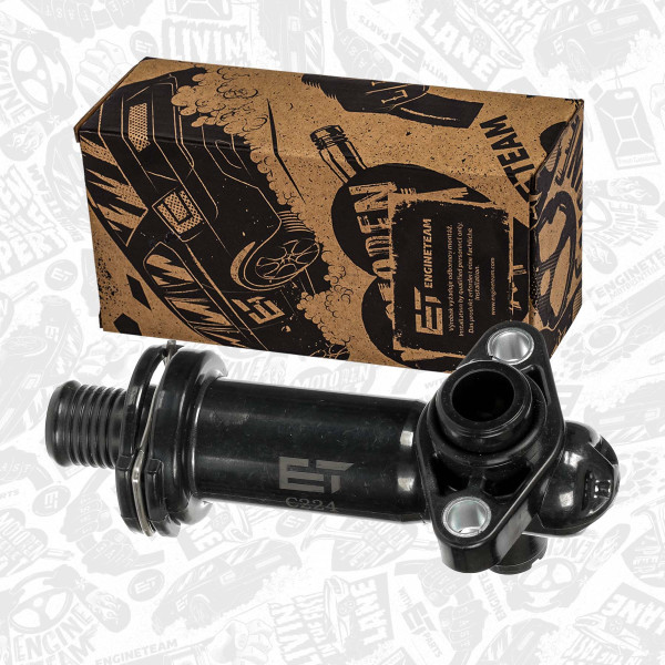 ED0245, Kjølevæskeflens, Termostat 30 d , ET ENGINETEAM, BMW 1 (E87) 3 (E46) 3 (E90) 3 Touring (E46) 5 (E60) 5 Touring (E61) 6 (E63) X3 (E83) X5 (E70) X6 (E71,E72) 30 d 2007+ , 11717787870