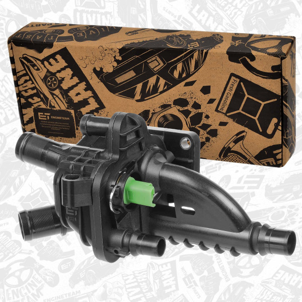 ED0249, Termostat, kjølemiddel, Termostat 1,6 D4d/Hdi, ET ENGINETEAM, Citroën Peugeot Fiat Toyota Berlingo Spacetourer DS3 C5 C3 Picasso C-Elysee Scudo Partner Expert 5008 308 3008 207 Proace 1,6 D4d/Hdi 9HC (DV6C) 2007+, 9684588980, SU001-A0226, 1336.AX, 1336AX