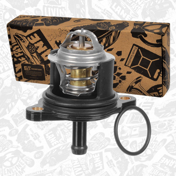 ED0253, Termostat, kjølemiddel, Termostat 1,0 EcoBoost , ET ENGINETEAM, Ford B-Max C-Max Ecosport Fiesta Focus Grand C-Max Transit Connect Tourneo Courier Mondeo Transit Custom 1,0 EcoBoost M1DA M2DA 2014+, CM5G-8575-GA, CM5G-8575-HA, CM5G-8575-HB, 1762999, 1877090, 2152998, CM5G8575GA, CM5G8575HA, CM5G8575HB