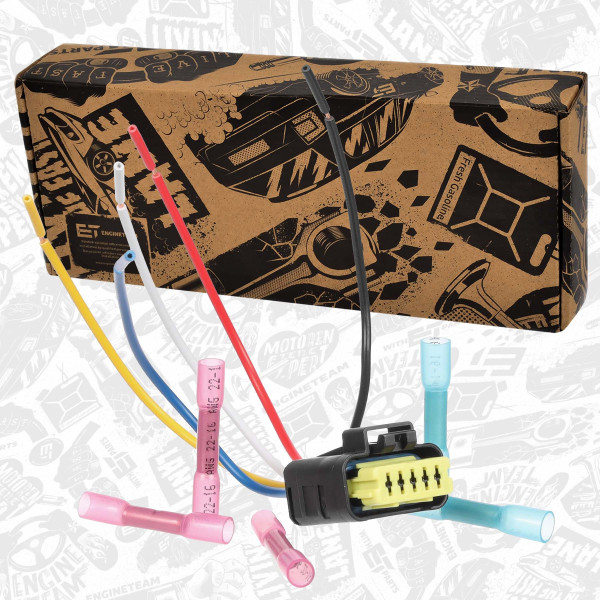 ED0266, Kabelreparasjonssett, EGR-ventil, Opravná sada kabelu 2,0 Hdi/BlueHDi, ET ENGINETEAM, Citroën Peugeot Grand C4 Spacetourer Jumpy C4 Picasso DS4 DS5 C5 Traveller Expert 3008 308 5008 2.0 Hdi/BlueHDI AHX (DW10FD) 2009+, 7701053869, 9804160380, 9849443980, 9803549480, 9850364680