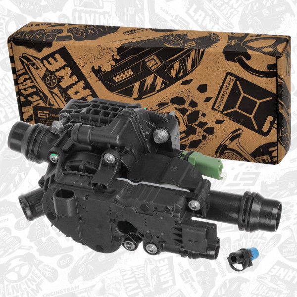 ED0267, Termostat, kjølemiddel, Termostat 1,6 BlueHDi, ET ENGINETEAM, Citroën Peugeot Opel Toyota Berlingo C3 C4 Picasso DS3 DS4 2008 208 3008 308 5008 508 Crossland X Grandland X Toyota ProAce 1,6 BlueHDI DV6FD 2014+, 9803549480, 9850364680