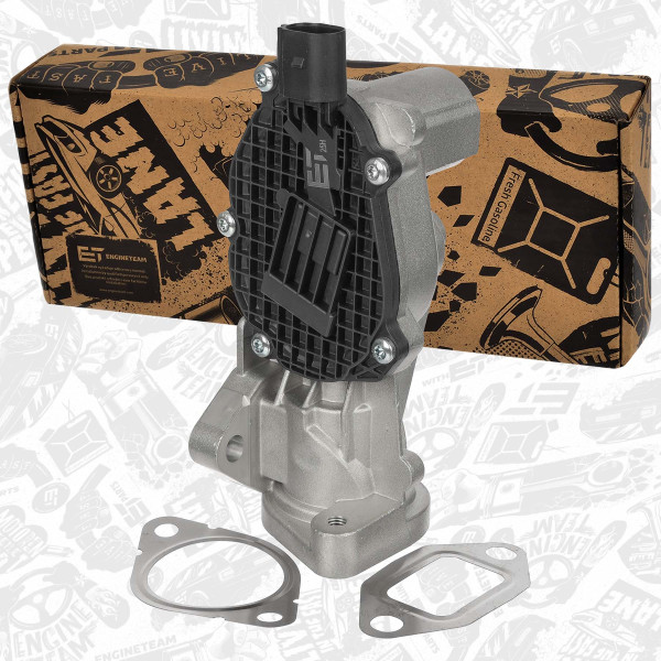 ED0287, EGR-ventil, Ventil AGR/EGR 1,7 CDTI/D, ET ENGINETEAM, Opel Chevrolet Vauxhall Astra Corsa Meriva Mokka Cruze Trax 1,7 CDTI/D 2009+, 55567724, 55581958, 850402