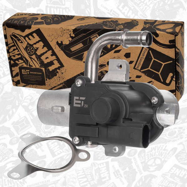 ED0288, EGR-ventil, Ventil AGR/EGR 1,5 dCi, ET ENGINETEAM, Renault Dacia Nissan Dokker Lodgy Logan Sandero Juke NV200 Qashqai Captur Clio Fluence Kangoo Thalie Megane Modus 1,5 dCi K9K 400 2007+, 14710-00Q0K, 8200846454