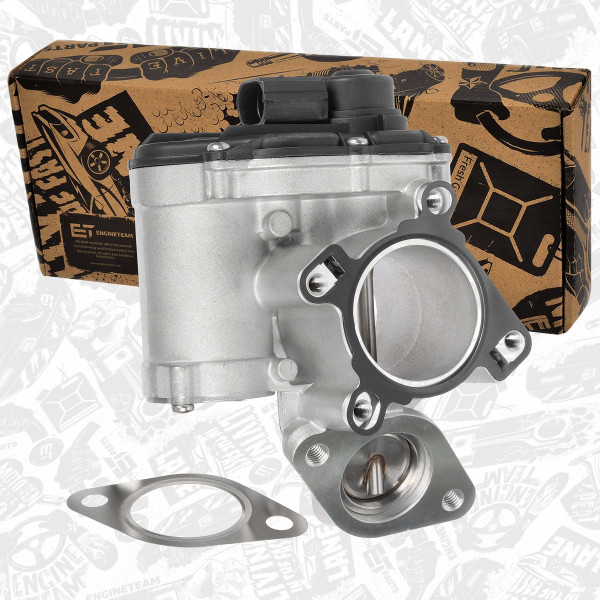 ED0296, EGR-ventil, Ventil AGR/EGR 2,0 CDTi/dCi, ET ENGINETEAM, Renault Opel Nissan Vauxhall Laguna Megane Scénic Espace X-trail Qashqai VIvaro Trafic 2,0CDTi/dCi M9R 700 2002+, 14956-00Q0F, 8200327004, 95515266, 14956-00Q0J, 8200691292, 93198436, 14956-00Q1A, 8200693739, 850785, 4434941, 8200797706