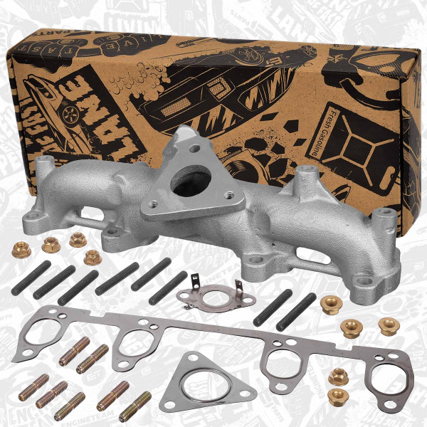 Manifold, eksosanlegg - ED0338 ET ENGINETEAM - 038253031N, 028253033AG, 038263033E