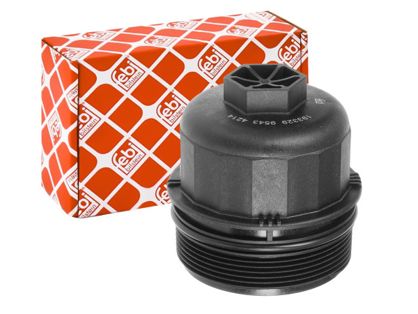 FE193329, Deksel, oljefilterbeholder, Ostatní, FEBI BILSTEIN, 55213470, 1151564, 160-00-044, 160044, 162.1548.001, 16225, 208868, 21030306, 2370047, 27-1012, 28/2305, 2982, 303050, 314636, 31SKV397, 5481FB0053374, 641000020, 64308/9, 769653, 80464, 80553, 8091660, 83.2666, 91660, ADBP990042, ALP-006044, AS-535537, CCL-FT-001, EST-160-00-044, FOC-044