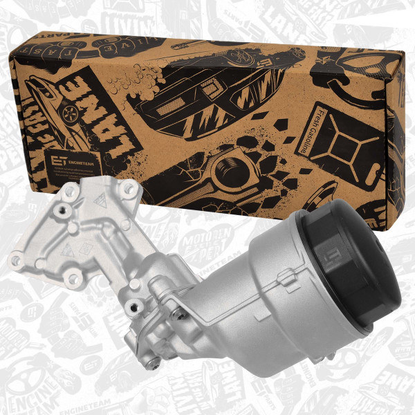 FL0001, Hus, oljefilter, Pouzdro, olejový filtr 3,0 CRDi/CDI, ET ENGINETEAM, Mercedes-Benz C-Class CLK CLS E-Class GLE Sprinter Viano Vito 300C Grand 3,0 CRDi/CDI OM 642 2006+, A6421801410, A6421800010, 6421800010, 6421801410