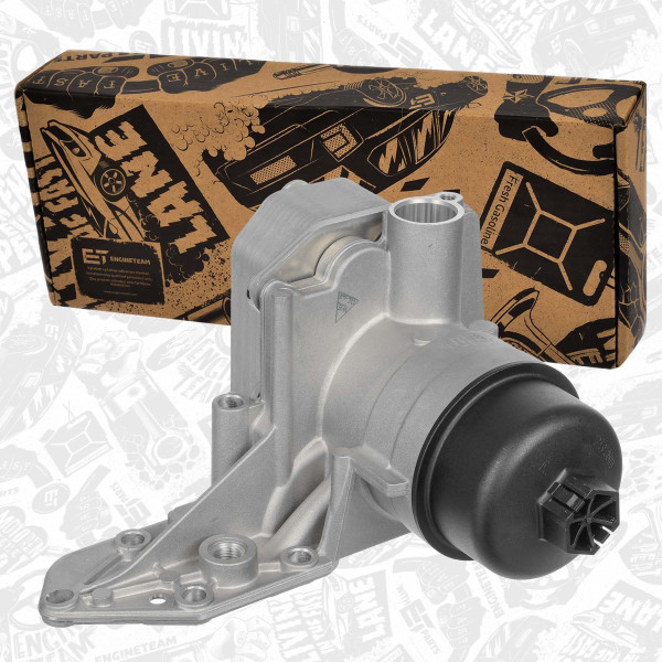 HE0016VR1, Oljekjøler, motorolje, Pouzdro filtr olej. 2,2/2,4 TDCi /1x vedení, ET ENGINETEAM, Ford Transit Van Chassis Cab Minibus 2,2/2,4 CDTi 2006+, 1704068, 6C1Q6B624BA, 7C166B624BB