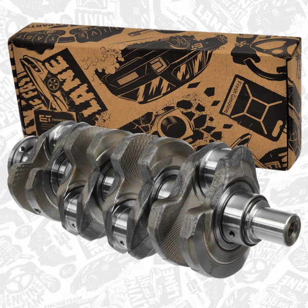 HK0165, Veivaksel, Hřídel klik.2,5DCi KOVANA, ET ENGINETEAM, Nissan Interstar Primastar Opel Movano Vivaro Renault Master-II Trafic-II G9U630/632/650/720/724/750/754 2,5dCI 2,5CDTI 2006+, 8200314795, 8200590738, 8200015641, 11930