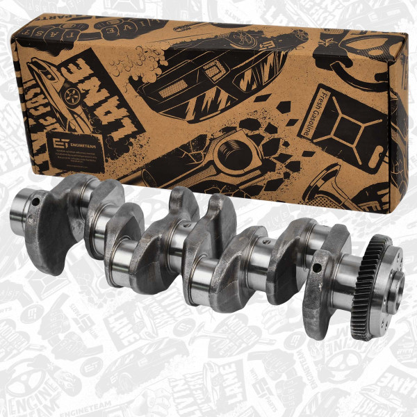 HK0183, Veivaksel, Hřídel klik.OM 651.kovaná E4/4 protizávaží/ax 4, ET ENGINETEAM, Mercedes Sprinter Vito OM651 EUR 4, 6510302501, A6510302501, 010300651000, 11460, 20050365100