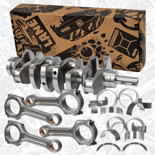 HK0188, Reparasjonssett, veivaksel, Hřídel klik.2,5Di+HL+PL+AX+ojnice, ET ENGINETEAM, Nissan Navara/Pathfinder 2,5DI/dCi YD25DDTi 2001+, 12200-AD210, 12111ES60A, 12280AD200, 12280ES60A, 12100-AD200, 12223-AD200, 12223AD200, 12100AD200, 12100EB300, 12100-EB300, 12100EB32A, 12100-EB32A, 12200AD21A, 12200-AD21A, 10800