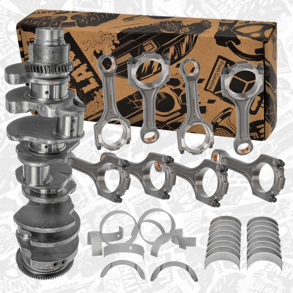 HK0198, Reparasjonssett, veivaksel, Set hřídel klik.4,5D V8/klik.hř.+ložiska+8xojnice, ET ENGINETEAM, Toyota Lexus Land Cruiser 200 Land Cruiser Pick-up Lexus LX 450d 1VD-FTV 2008+, 1320151021B0, 1320151021, 13201-51021, 1101151010, 11011-51010, 130415102103, 13041-51020, 11071-51010, 11701-51020, 1107151010, 1340151010, 13401-51010