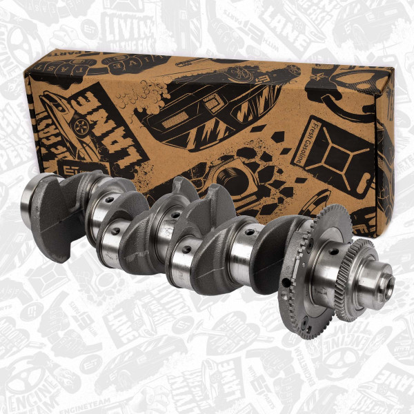 HK0208, Veivaksel, Hřídel klik.Cyl.4/F1AF L411/číslo mot.→2515299/ blok litina, ET ENGINETEAM, Iveco Daily F1AF411A 2,3 JTD 2014+, 5801767647, 10820