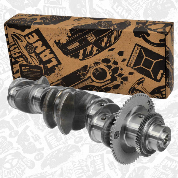 HK0209, Veivaksel, Hřídel klik.Cyl.4/F1AF L411/číslo mot.2515300→/blok AL, ET ENGINETEAM, Iveco Daily F1AFL411* 2,3JTD 2014+, 5801846068, 5801925563, 5802413767, 5802744469, 5802744467, 10830