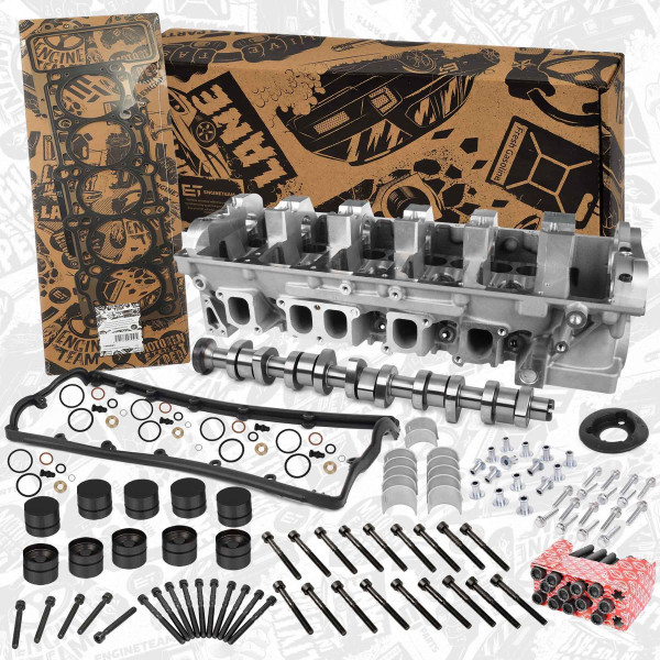 HL0085VR3, Reparasjonssett, topplokk, Hlava válců 2,5TDI (7mm)/těsnění, šrouby, vačka, ložiska, zdvihátka, ET ENGINETEAM, VW Touareg Multivan Transporter 2,5TDI AXD AXE BAC BPD BPE 2003+, 070103063D, 070103063K, 070103063Q, 070103063R, 070103063S, 070103267X, 070103383K, 070103383N, 070103384, 038103714A, 070103385A, 038198051C, 038198051B, 038198051, 038198051A, 908712, 908712K, 908812