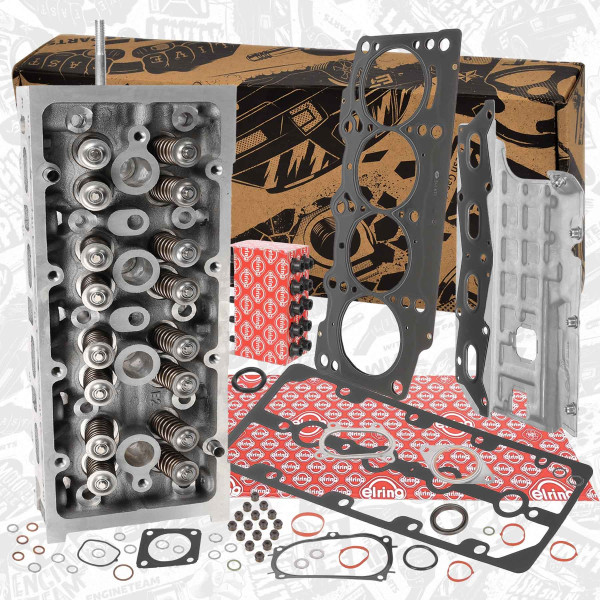 HL0149VR1, Sylindertopp, Hlava válce 1,4  / s ventily,šrouby, těsnění, ET ENGINETEAM, Fiat Abarth Alfa Romeo Giulietta EGEA 2 Tipo 500L 940 B1.000 1,4 2008+, 71749105, 7795992, 71776819, 71769164, 71795833, 73504492, 71754012, 71798807, 95512710, 55266118