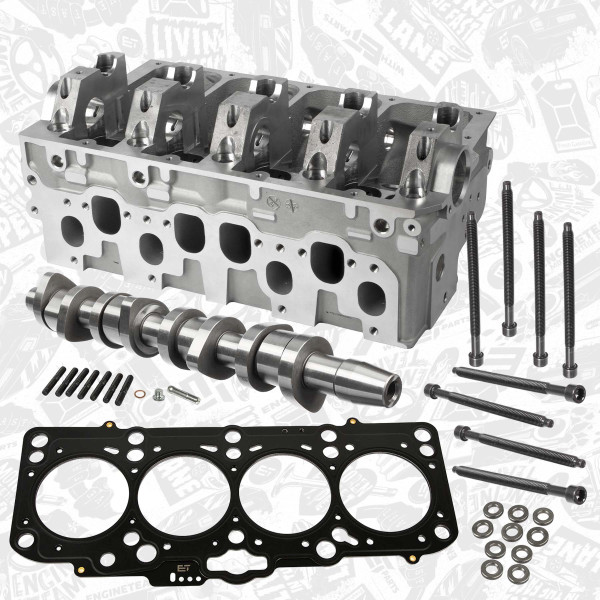 HL0170, Reparasjonssett, topplokk, Hlava válců 1.9 TDI /bez ventilů, s vačkou, s těsněním HV, šrouby, ET ENGINETEAM, VW Škoda Audi Seat Golf Passat New beetle Jetta Bora Fabia Octavia Superb Roomster Altea Leon Toledo Ibiza  1,9 TDI ATD 2000+, 038103383DG, XM21-6251-AA, 03G103351C, XM216251AA, 038103351D, 038103384, 038109101R