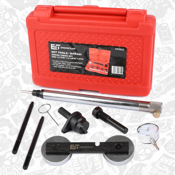 HP0023, Verktøysett, registerkjede, Sada Nářadí, Rozvodový Řetěz 1,4 TSI, ET ENGINETEAM, Skoda VW Audi Seat Passat Sharan A1 Yeti Superb Leon Toledo 1,4TSI 2007+, 3313, T10170, T10170/A/1, T10171, T10171A, T10340, T10414, T40011, VAS6079, T10341