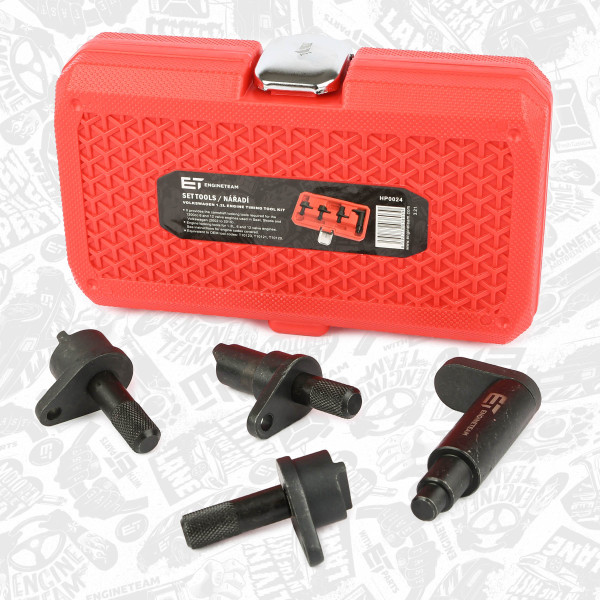 HP0024, Verktøysett, registerkjede, Seřizovací Nářadí, Časování 1,2, ET ENGINETEAM, Seat Škoda VW Cordoba Ibiza Toledo Roomster Rapid Fabia Polo FOX  1,2  AZQ AGPA 2008+, T10120, T10121, T10123