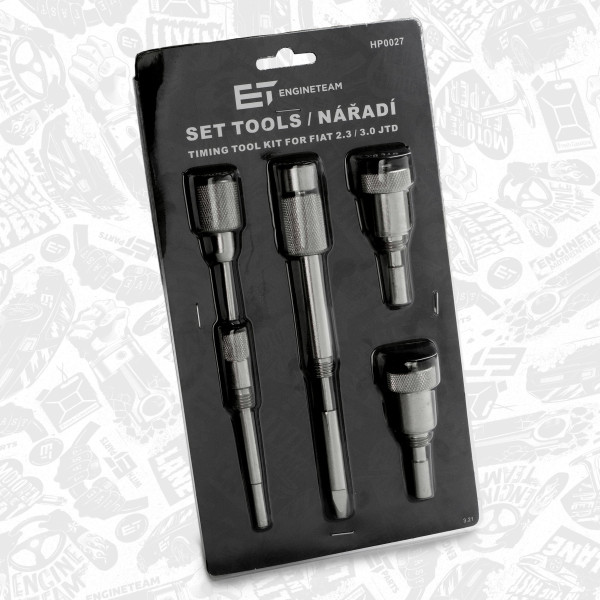 HP0027, Justeringsverktøysett, styringstider, Seřizovací Nářadí, Časování 2,3/3,0 JTD/Hdi, ET ENGINETEAM, Iveo Fiat Peugeot Citroën Ducato Daily III Jumper Boxer 2,3/3,0 JTD/Hdi F1AE0481C 2010+, 0191-2A, 1860815000, 0191-2B, 1860617000, 0191-2J, 2000018200, 0191-2K, 99360614, 99360615