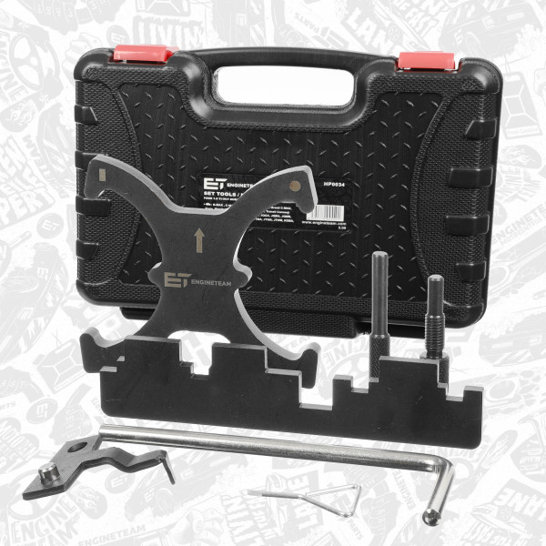 HP0034, Monteringsverktøy, tannreim, Montážní nářadí, ozubený řemen 1,6/2,0 EcoBoost/TDCi, ET ENGINETEAM, Ford Volvo B-Max C-Max Fiesta Focus Galaxy Grand C-Max Kuga Mondeo Tourneo Connect C30 S40 S80 V40 V50 V70 1,6/2,0 EcoBoost/TDCi JQMA JTBA 2003+, 303-1097, 303-1552, 303-1059, 303-1550, 303-735, 303-748, 303-1054, 3031097, 3031552, 3031059, 3031550, 303735, 303748, 3031054