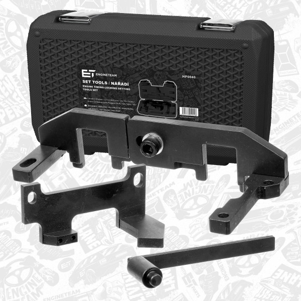 HP0040, Justeringsverktøysett, styringstider, Seřizovací Nářadí, Časování 1,2 THP/PureTech, ET ENGINETEAM, Citroën DS Peugeot Toyota C-Elysee C3 AirCross C3 C4 Cactus Grand C4 Spacetourer 208 3008 301 5008 Aygo ZMZ (EB0) 1,0/1,2 THP/PureTech 2014+, 0109-2A, 01092A, 0109-2B, 01092B