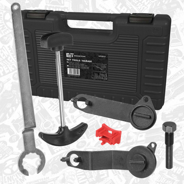 HP0047, Justeringsverktøysett, styringstider, Seřizovací nářadí, časování 1,0 / 1,2 TSI, ET ENGINETEAM, Audi Seat Skoda A1 A3 A4 A5 Q3 Toledo Leon Leon Ibiza Alhambra Yeti Superb Rapid Octavia Fabia Citigo 1,0 / 1,2 TSI CHZA 2010+ , T10340, T10476, T10477, T10487, T10494, T10499