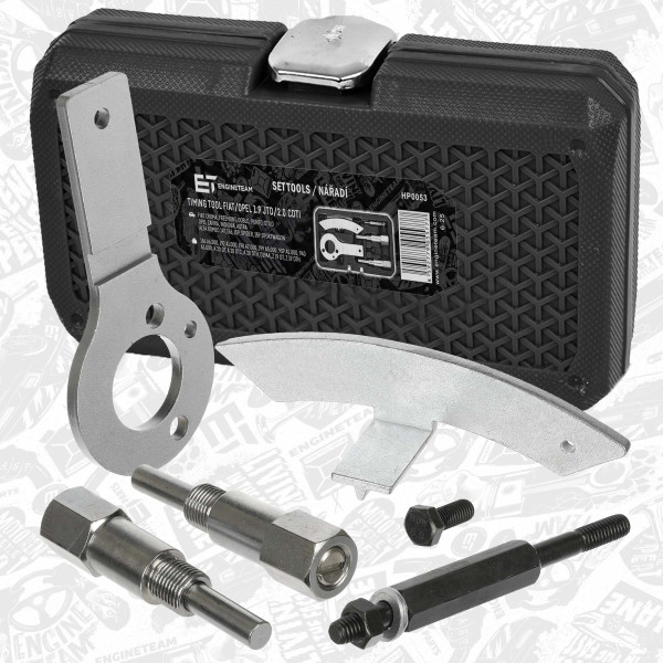HP0053, Justeringsverktøysett, styringstider, Seřizovací nářadí, časování 1,9 JTD/2,0 CDTi, ET ENGINETEAM, Fiat Lancia Opel Alfa Romeo 147 156 159 Sportwagon Spider Stilo Punto Marea Grande Punto Freemont Croma Doblo Delta Thesis Zafira Insignia Astra 192 B1.000 1,9 JTD/2,0 CDTi 2003+, 1860898000, EN46788, 1870896900, EN46789, 1860965000, EN-46788, 2000003000, EN-46789