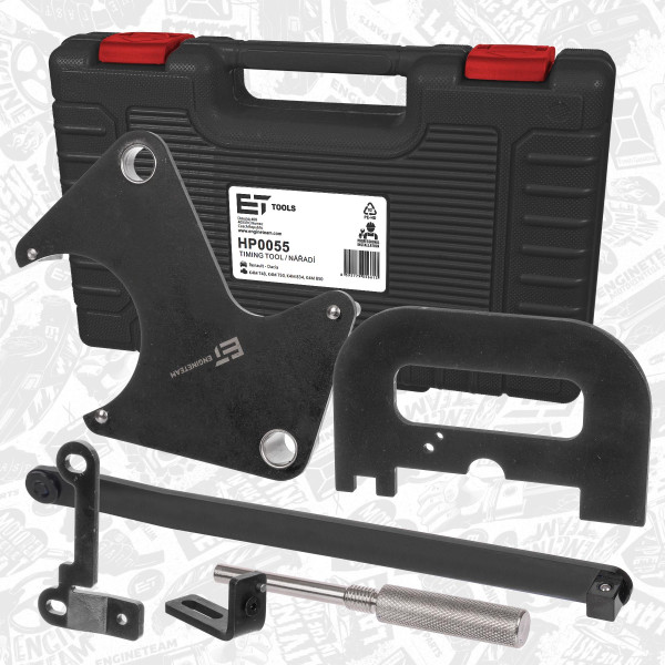 HP0055, Justeringsverktøysett, styringstider, Seřizovací nářadí, časování 1,6, ET ENGINETEAM, Renault Dacia Nissan Clio Kangoo Laguna Logan Megane Grand Scénic Modus Thalia  Duster Logan Sandero Kubistar 1,6 9K 702 2000+, MOT1496, MOT1490-01, MOT1750, MOT1489, MOT1368
