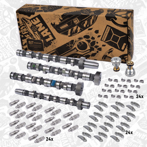 HV0001, Kamakselsett, Vačka-SET (24xZH+PV+VV+4xHV), ET ENGINETEAM, Skoda Superb, VW Passat, Audi A4/A6/A8 2,5TDI AFB/AKE/AKN/AYM/BFC 1997-2005, 059109022BC, 059109022Q, 059109021BP, 059109021BQ, 059109022P, 059109022BD, 059109021P, 059109021Q, 50007630