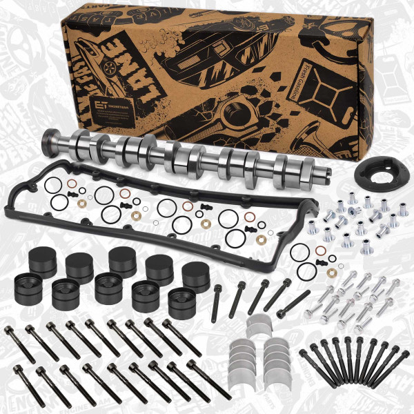 HV0339VR1, Kamakselsett, Vačka-SET full 2,5PD/ocel/těs., ET ENGINETEAM, VW Tuareg Transporter Multivan 2,5TDI PD AXD AXE BAC BLJ BLK 2003+, 070109101P, 070103673A, 038103673A, 070103673B, 070103673AGLB, 070103673BGLB, 038103673B, 038103673C, 038103714, 038103714G, 038109309C, 038103714A, 070103385A, 038198051C, 070103469A, 070115315A, 070103821