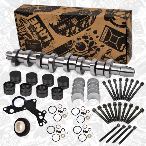 HV0342ET, Kamakselsett, Vačka-SET full 2,0PD/litina, ET ENGINETEAM, Skoda Superb Ocatavia, VW Caddy Multivan  Seat 1,9 2,0 PD BMM BSS 2004+, 038109101AH, 038103673BGLB, 038103673A, 038103673CGLB, 038103673C, 038103673B, 038103714, 038103714G, 038109309C, 038103714A, 038103385A, 038198051C, 038198051B, 038198051, 038198051A, MN980030, 038103085A, 038103085C, 1232133, 32X47X10, 324710, 68001164AA, 8658642, 038145215