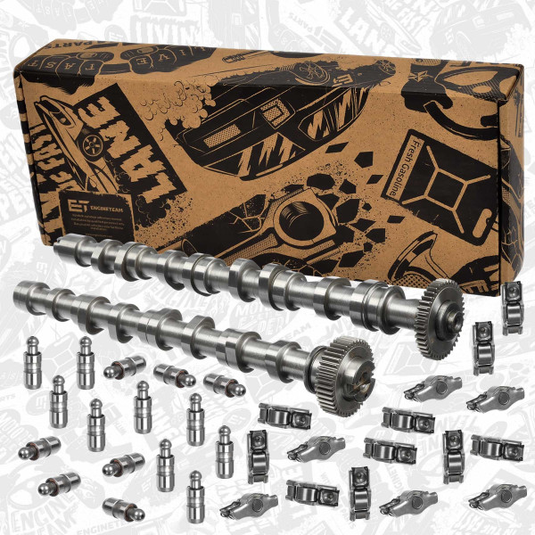 HV0432VR1, Kamakselsett, Vačka-SET 1,6/2,0TDI/IN/EX/vahadla,zdvih., ET ENGINETEAM, Audi Seat Škoda VW A3 A6 Q3 Exeo Toledo Leon Fabia Roomster Yeti Caddy Golf CC Eos 1,6/2,0 TDI CEGA CFHD 2015+, 03L109021E, 059109417F, 95510541720, 03L109021, 03L109022D, 03L109022, 03L109521A, 03L109521, 059109521H, 059109417J, 059109417C, 059109417B, 059109417A, 059109417D, 03L109021D, 05L109521