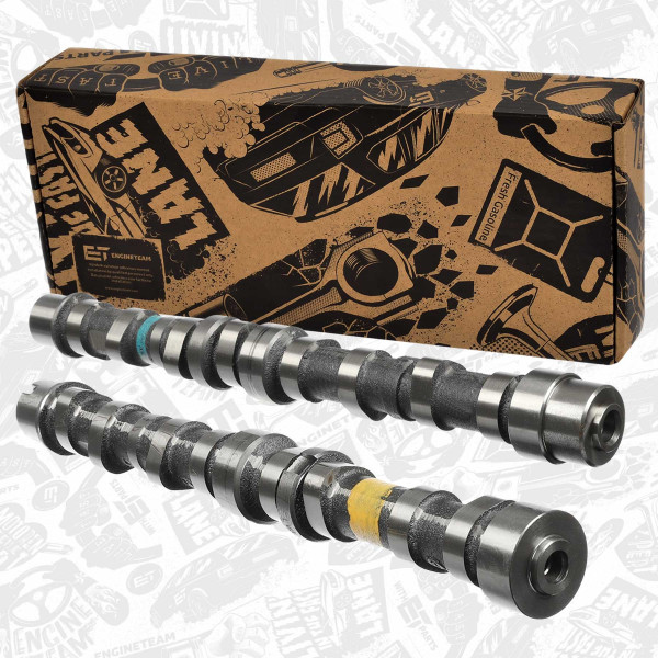 HV0447, Kamakselsett, Vačka-SET 1,3 JTD/CDTI IN/EX, ET ENGINETEAM, Fiat Lancia Opel Lancia Suzuki Alza Romeo Mito 500 Fiorino Grande Punto Ypsilon Agila Combo Corsa  1,3D/JTD/CDTI EUR5 2001+, 0801GK, 12711-68L10-000, 55206897, 5636127, BS516250AA, 0801GJ, 12715-M68L10-000, 1724837, 55206898, 5636128, BS516250BA, 23080, 50007799, 23090, 50007800