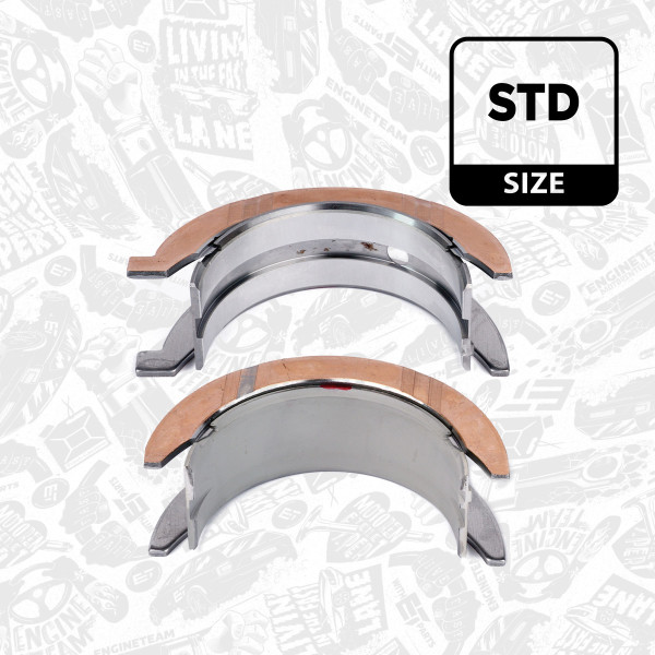 LA000100, Avstandsskive, veivaksel, Lož.přírub.(pass-l/rozebírací) pár/červená, ET ENGINETEAM, Astra HD8 Irisbus Arway Axer Citelis Crossway Eurorider Evadys Iveco Stralis Trakker EuroTrakker EuroTech F2BE0681* F2BE3681* F2BE3682* F2BE4682* F2BEE681* F2BFA601* F2BFA602* 1997+, 2995997, 2996966, 2991506, 230040, 230920, 830500