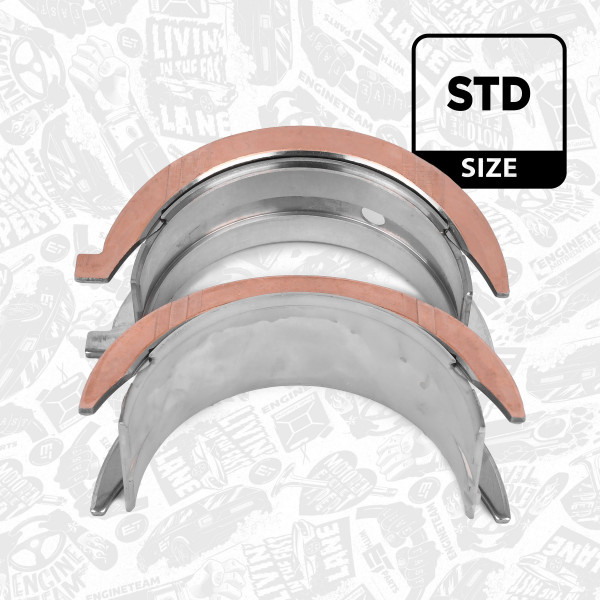 LA000600, Avstandsskive, veivaksel, Lož.přírub.(pass-l/rozebírací) pár/zelená, ET ENGINETEAM, 2992144, 230130