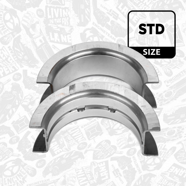 LA000700, Avstandsskive, veivaksel, Lož.přírub.(pass-l/pevný) pár, ET ENGINETEAM, Cummins Daf Ginaf Irisbus Euromidi Europolis Midirider Iveco EuroCargo EuroFire Vertis F4AE0481* F4AE0484* F4AE0681* F4AE0682* F4AE0684* F4AE3481* F4AE3681* F4AE3682* F4BE0454* F4BE0484* F4BE0641* F4BE0647* F4BE0684* F4CE0304* F4CE0354* F4CE0454*, 2995784, 007FL21689000, 160280, 830130