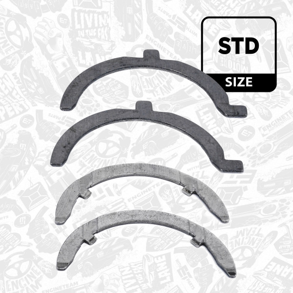 LA001000, Avstandsskive, veivaksel, Lož.axiál.(AS)set, ET ENGINETEAM, 001AS18750000, 78662600, AEW95145STD