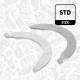 Avstandsskive, veivaksel - LA003400 ET ENGINETEAM - 122807481R, A6260310062, 021AS22096000