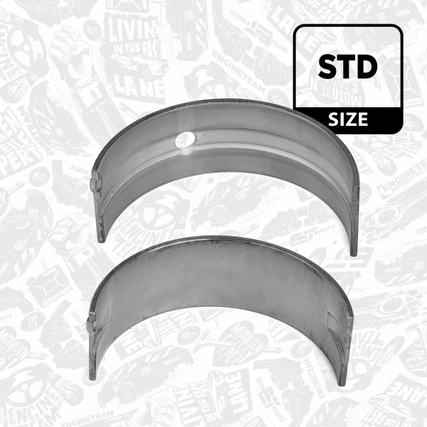 LH000600, Veivaksellager, Lož.hl.(HL) pár/červená, ET ENGINETEAM, Astra HD 7/8, Iveco Stralis/Trakker/EuroTrakker F3BE0681/F3BE3681 1993+, 2992137, 2996972, 160380, 845040